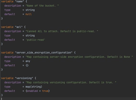 New IaC template for S3 Bucket Creation from Terraform